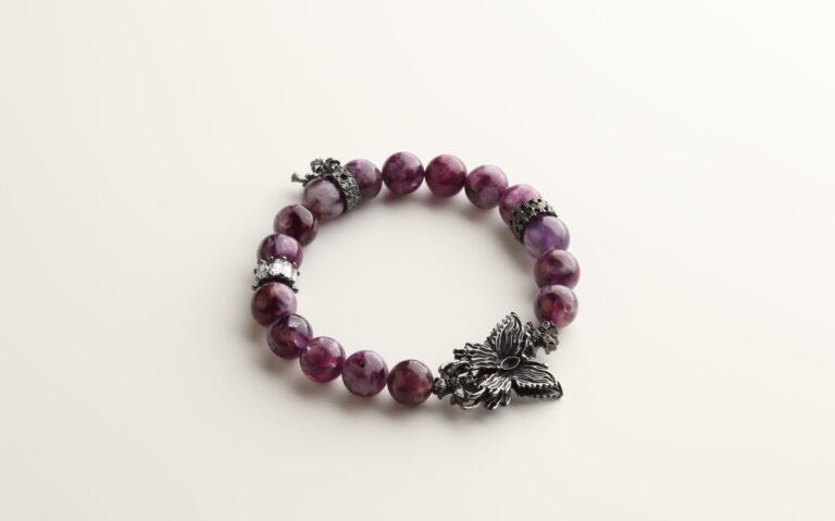 healing crystal bracelets Violet Psalm